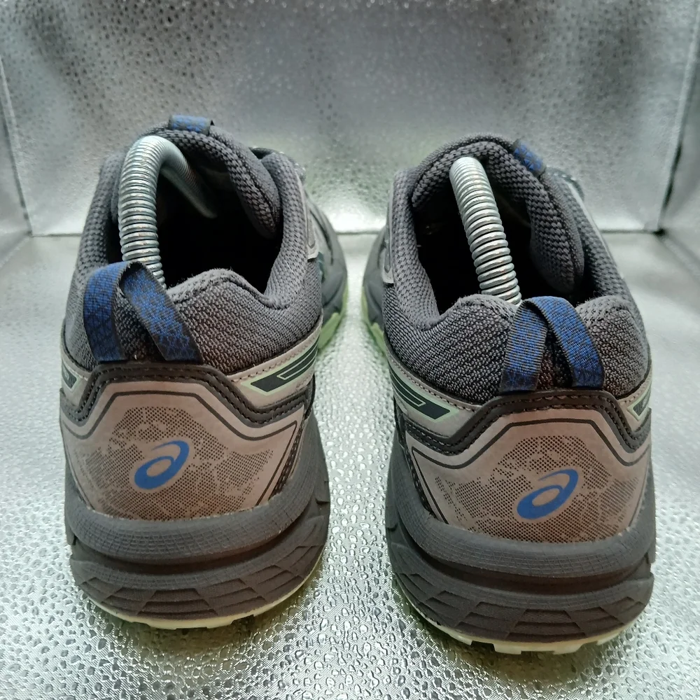 Asics Gray w/Blue & Green Trim Sneakers Women's Size 8.5